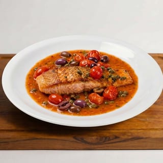 Salmon Livornese (Lunch)